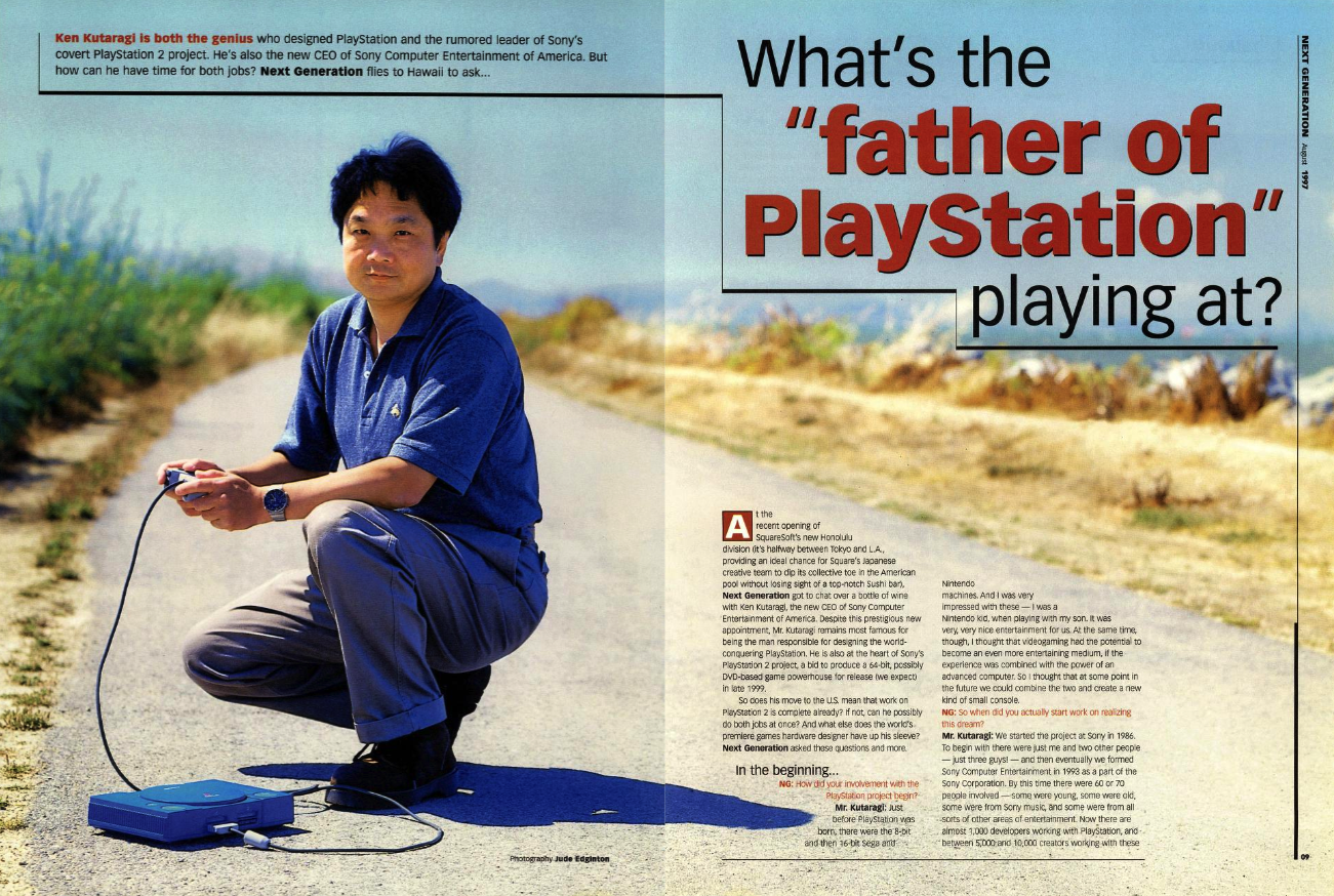 Next Generation Vol3-32 Ken Kutaragi Father of the Playstation