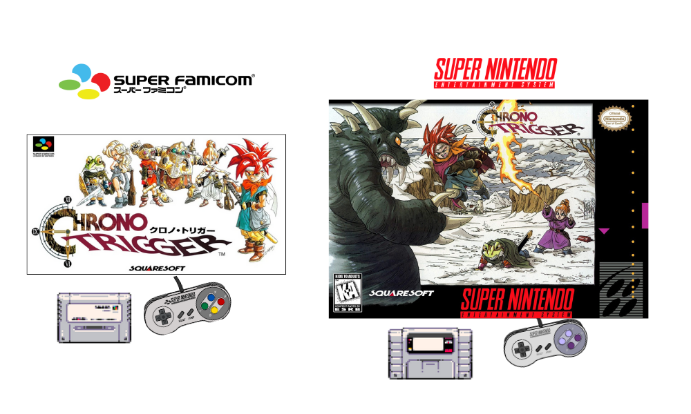 Chrono Triggers Super Famicom vs SNES versions of the game
