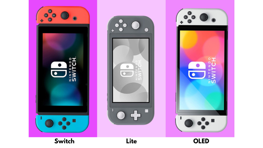 Comparison of the Nintendo Switches