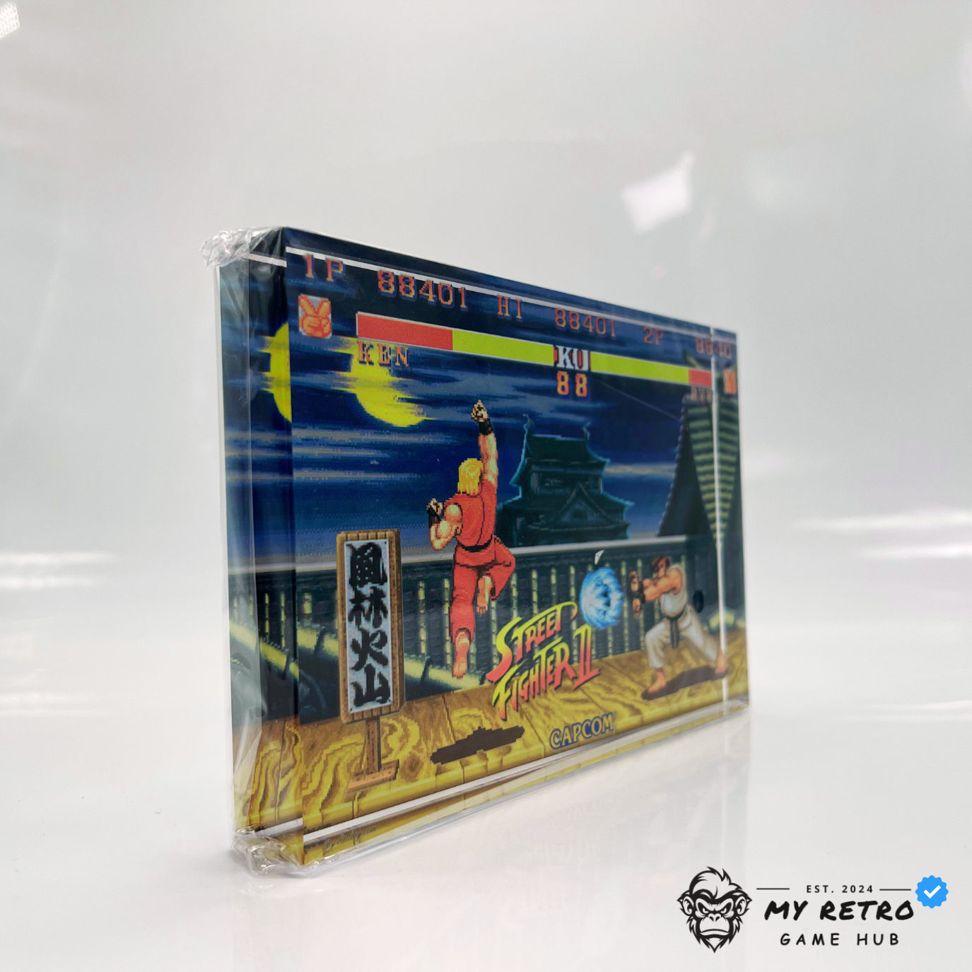 Acrylic 3D Desktop Art - Street Fighter 2