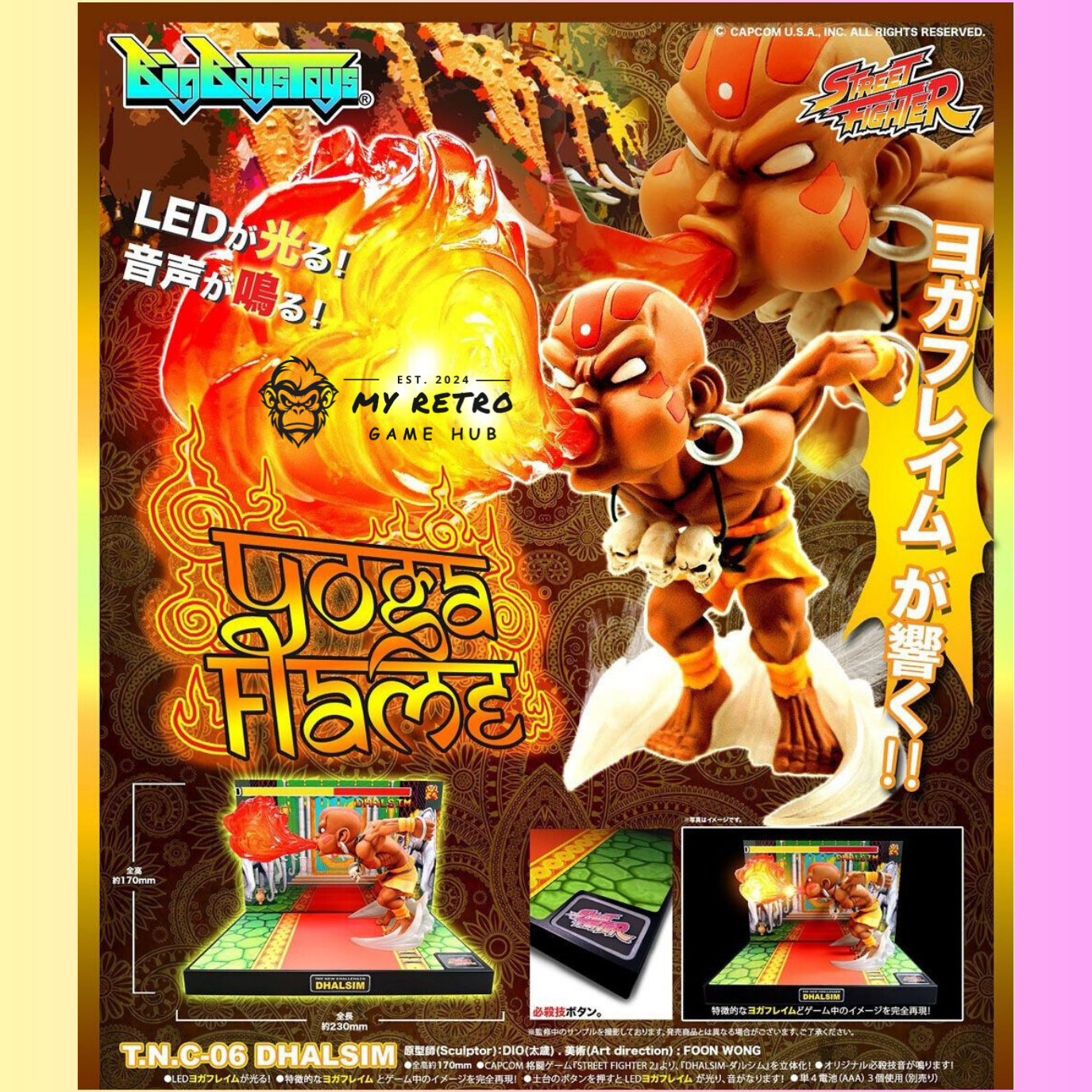 BigBoysToys TNC06 Street Fighter 2 - Dhalsim