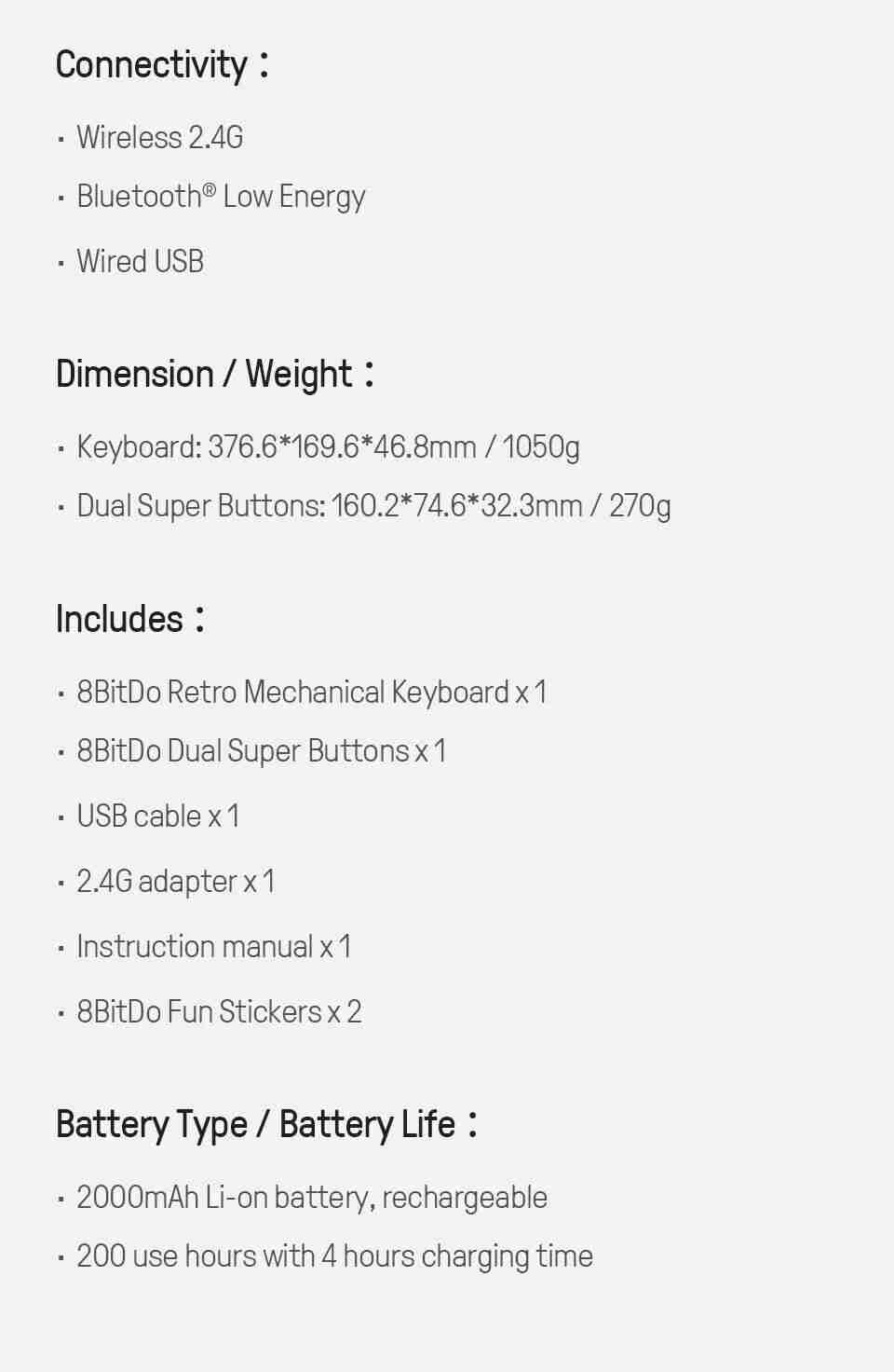 8BitDo Retro Mechanical Keyboards - Fami Edition - Image 14