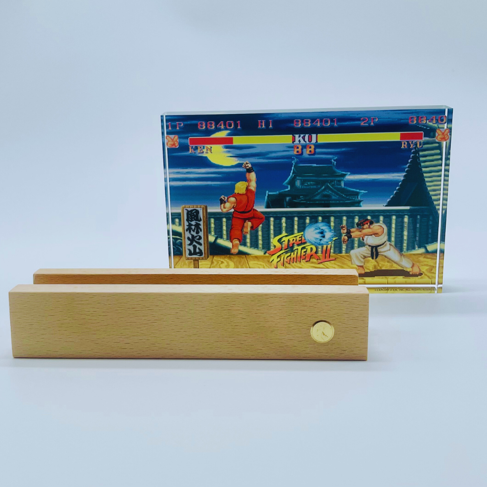 Acrylic Desktop Display - Street Fighter II Guile's Stage - Image 3