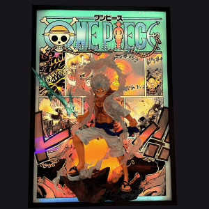 Luffy Gear 5 3D Wall Art