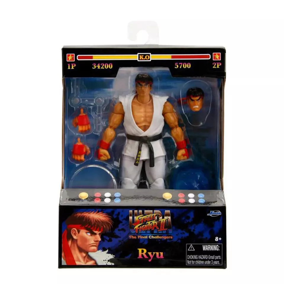 JADA Toys Street Fighter 2 - Ryu 6" Action Figure - Image 15