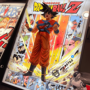 3D light wall art of Goku