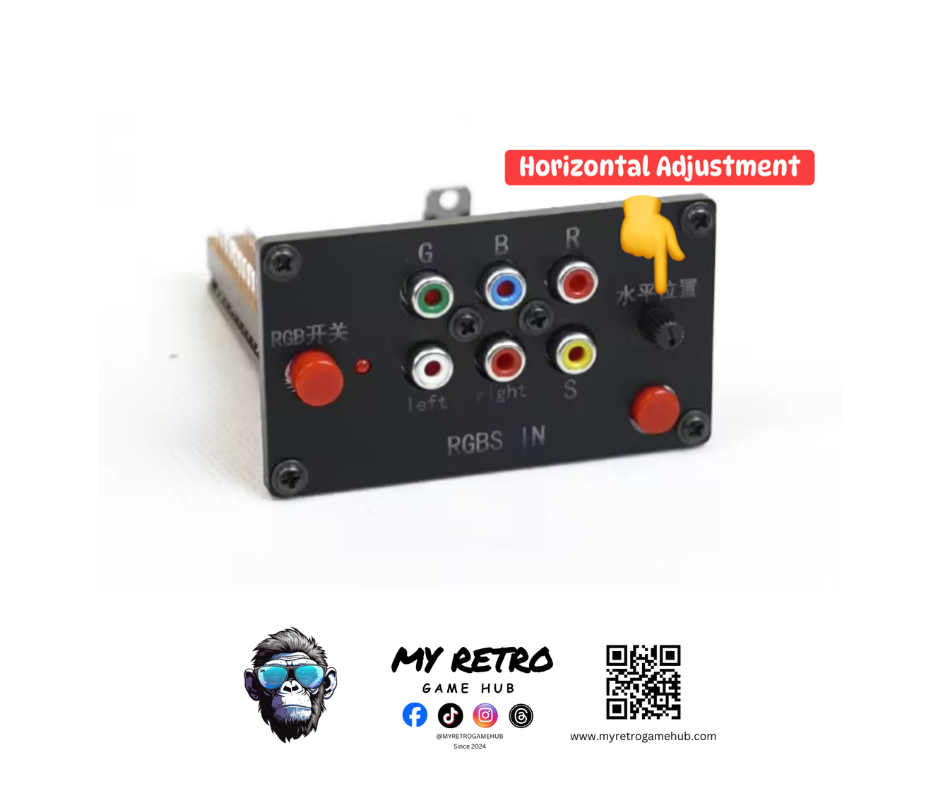 RGB mod-kit with Horizontal Positioning