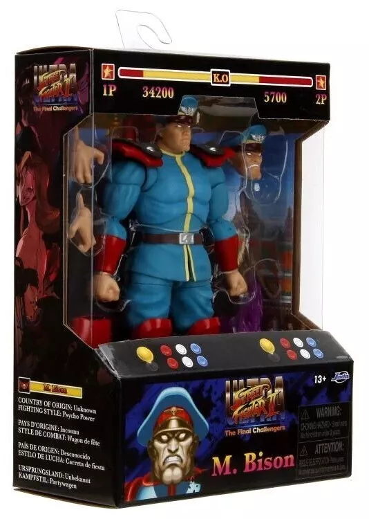 JADA Toys Street Fighter 2 - M.Bison (Player 2 Ver.) 6" Action figure - Image 3