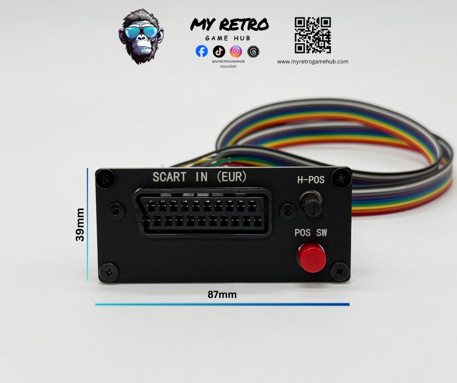 RGB SCART modkit with H-Pos