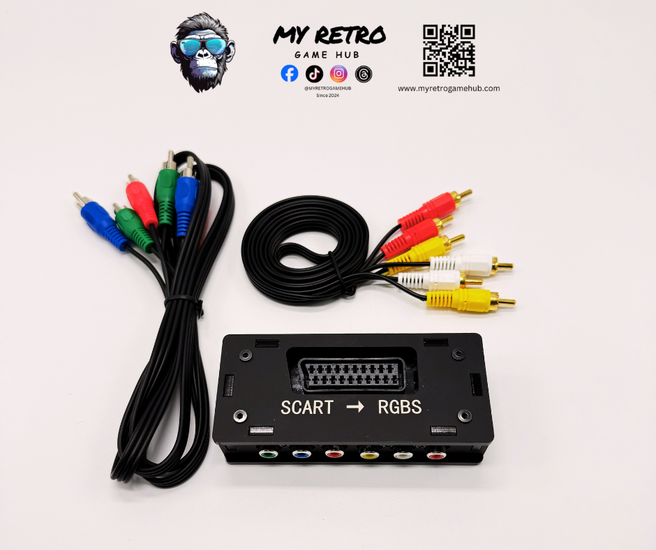 SCART to RGBS RCA Converter