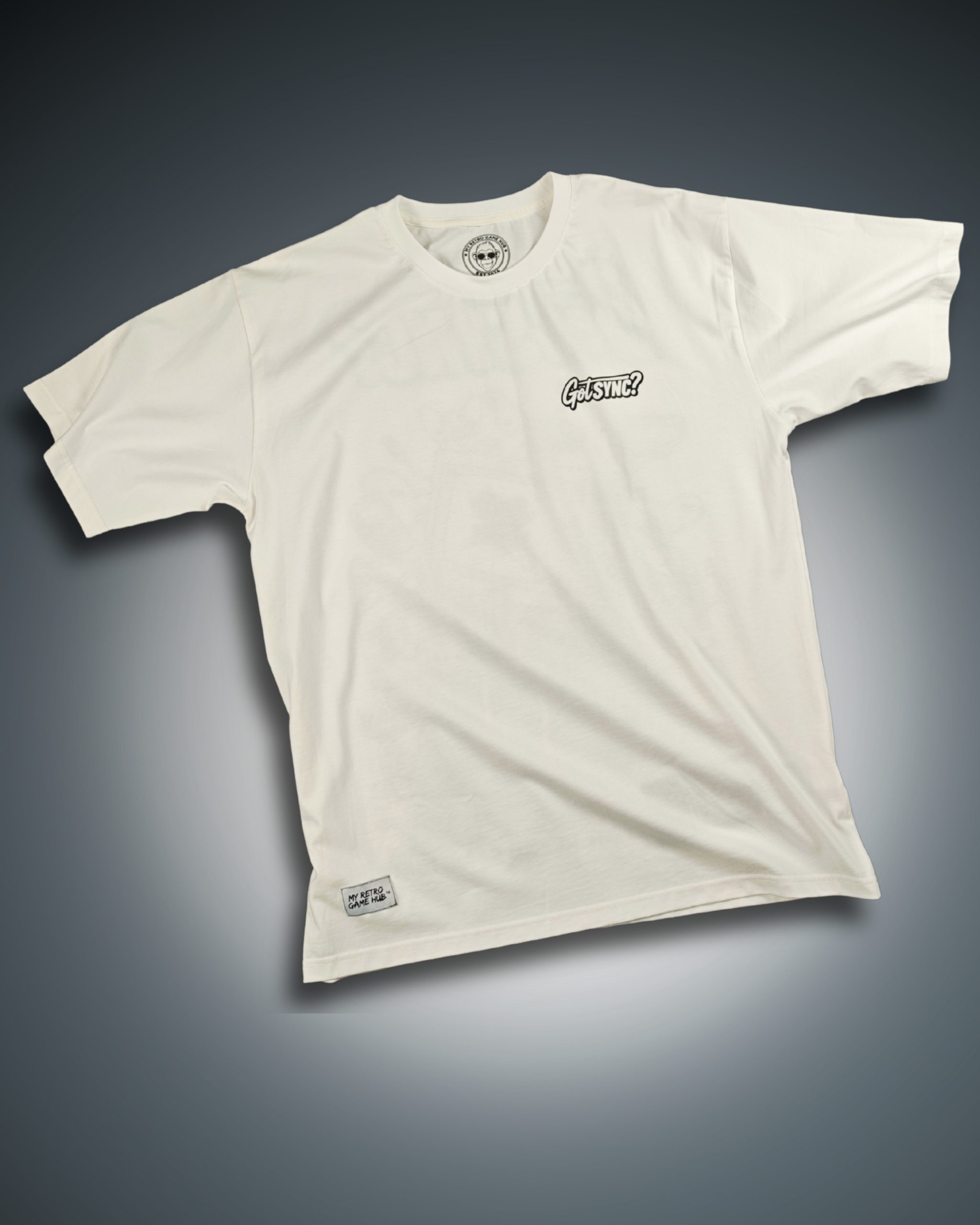 GotSYNC White T-Shirt Front
